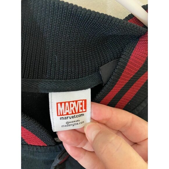 Marvel Men's Varsity Style Deadpool Full Zip Jacket - Large - Picture 6 of 12